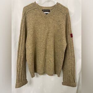 Abercrombie & Fitch Men's Tan Shetland Sweater